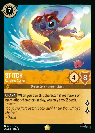 Stitch - Carefree Surfer #24/204 — Fabled