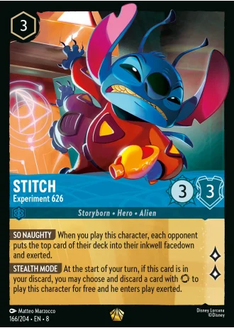 Stitch - Experiment 626 #166/204 — Reign of Jafar