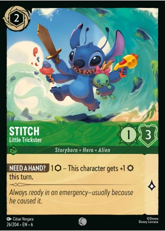 Stitch - Little Trickster #26/204 — Azurite Sea