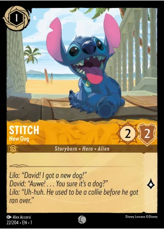 Stitch - New Dog #22/204 — The First Chapter