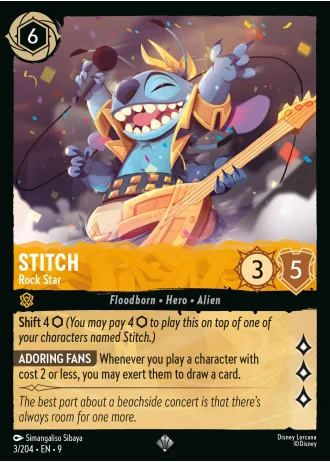 Stitch - Rock Star #3/204 — Fabled