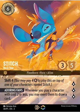 Stitch - Rock Star #30/204 — Into the Inklands