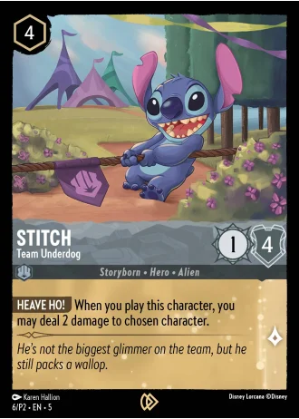 Stitch - Team Underdog #6/204 — Shimmering Skies