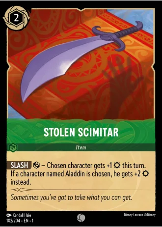 Stolen Scimitar #102/204 — The First Chapter