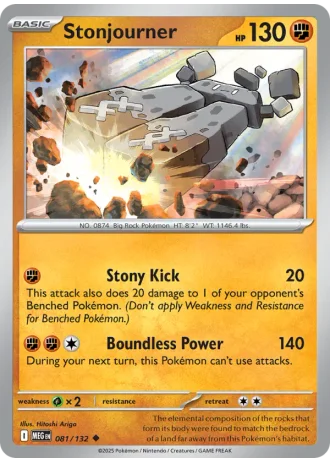 Stonjourner #081/132 — Mega Evolution