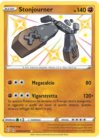Stonjourner SV075/122 — Tesoro Cromatico (Destino Splendente)
