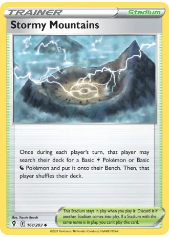 Stormy Mountains #161/203 — Evolving Skies