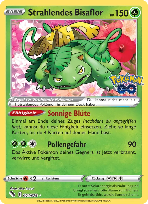 Strahlendes Bisaflor #004 — Pokémon GO