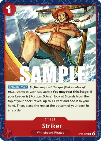 Striker (OP03-020) — Pillars of Strength (OP03)