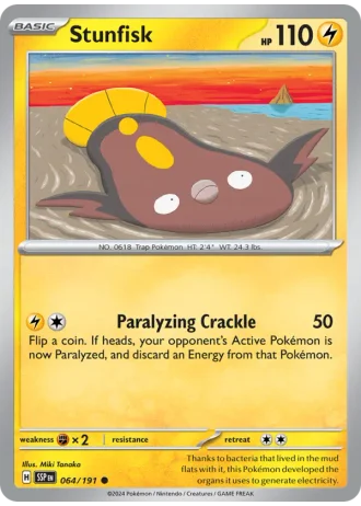 Stunfisk #064/191 — Surging Sparks