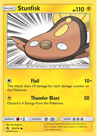 Stunfisk #83/214 — Lost Thunder
