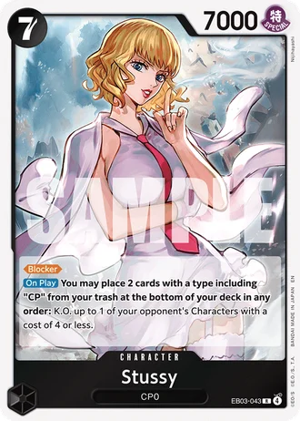 Stussy (EB03-043) — ONE PIECE Heroines Edition (EB03)