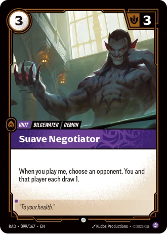 Suave Negotiator #099/167 — Radiance