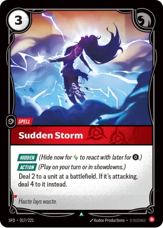 Sudden Storm #017/221 — Spiritforged