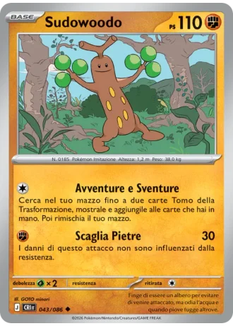 Sudowoodo #043 — Caos Nascente