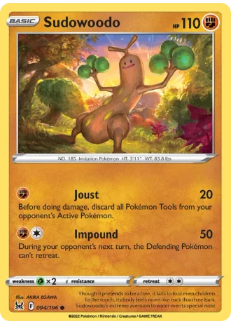 Sudowoodo #094/196 — Lost Origin
