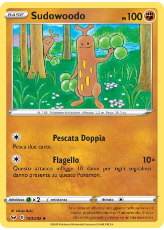 Sudowoodo #100/202 — Spada e Scudo