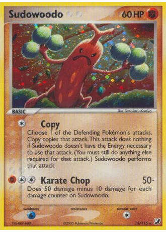 Sudowoodo #15/115 — EX Forze Segrete