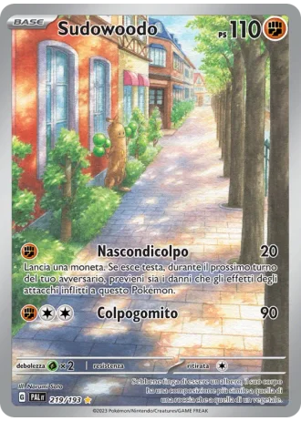 Sudowoodo #219 — Evoluzioni a Paldea