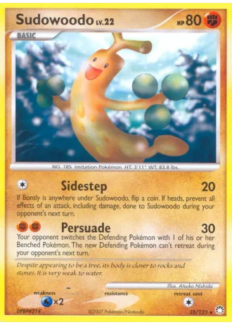 Sudowoodo #35/123 — Tesori Misteriosi