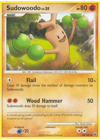 Sudowoodo #48/100 — Alba Suprema