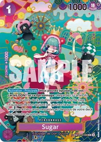 Sugar (OP10-065) (Alternative Art) — Les Sept de la Mer d'Azur (OP14-EB04)