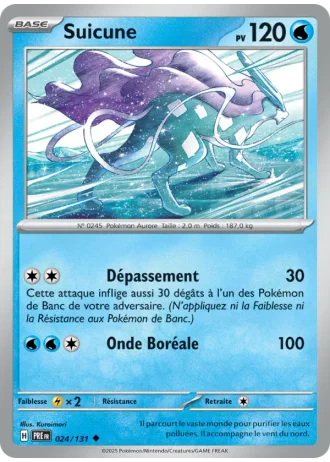 Suicune #024/131 — Évolutions Prismatiques