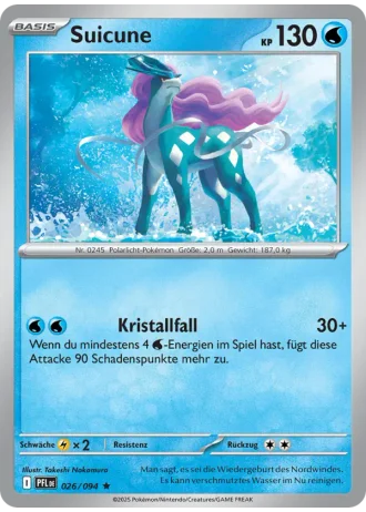 Suicune #026/94 — Fatale Flammen