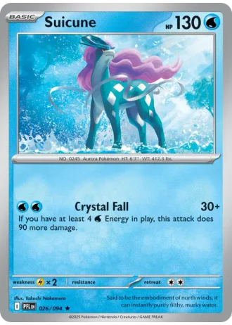 Suicune #026/94 — Phantasmal Flames