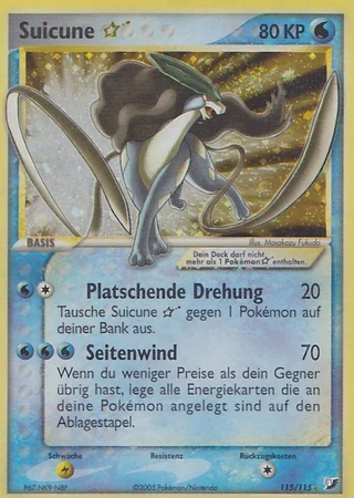 Suicune * #115 — EX Verborgene Mächte