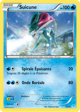 Suicune #14 — XY Kit du dresseur (Suicune)