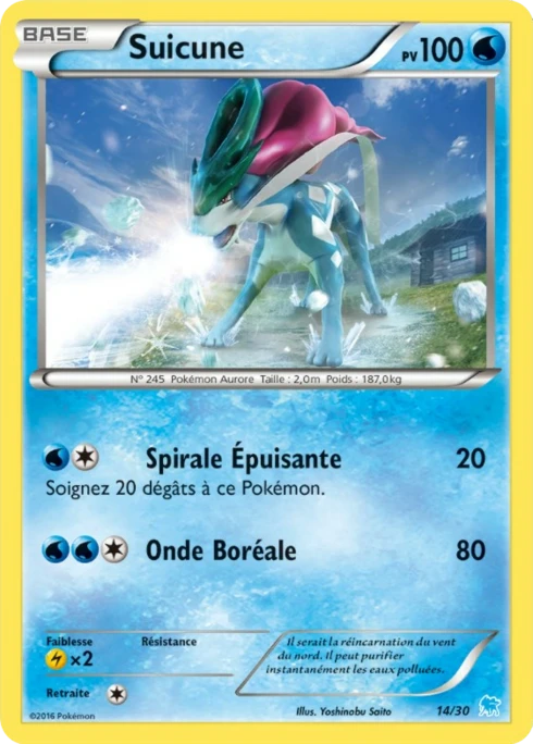 Suicune #14 — XY Kit du dresseur (Suicune)