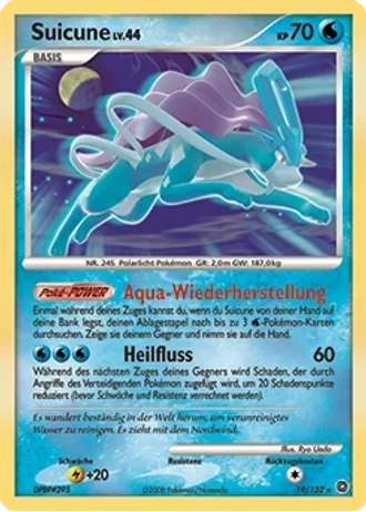 Suicune #19/132 — Rätselhafte Wunder