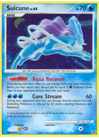 Suicune #19/132 — Secret Wonders