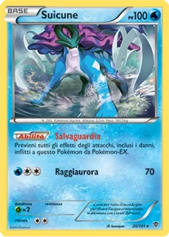 Suicune #20/101 — Esplosione Plasma