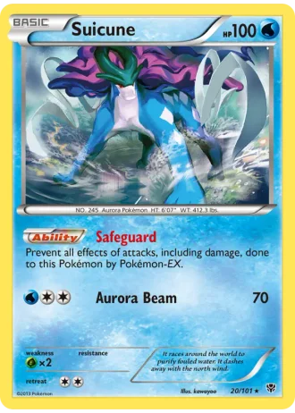 Suicune #20/101 — Plasma Blast