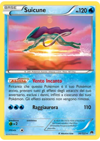 Suicune #30/122 — Turbo Crash