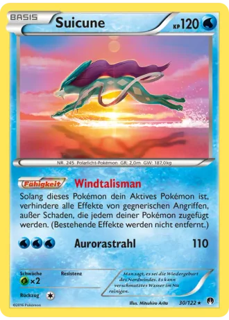 Suicune #30/122 — TURBOfieber