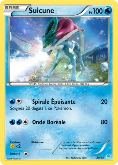 Suicune #30 — XY Kit du dresseur (Suicune)