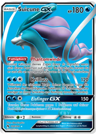 Suicune GX #200/214 — Echo des Donners