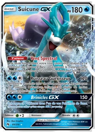 Suicune GX #60/214 — Tonnerre Perdu