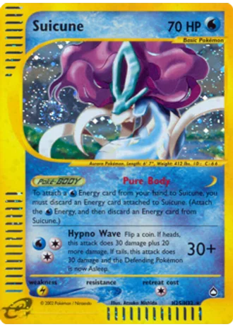 Suicune H25/147 — Aquapolis