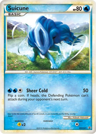 Suicune HGSS21 — HeartGold & SoulSilver Promos