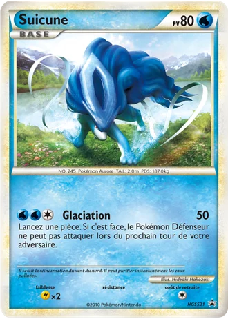 Suicune HGSS21 — HeartGold & SoulSilver Promos