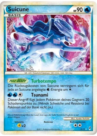Suicune SL11/95 — Ruf der Legenden