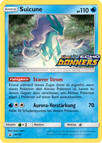 Suicune SM149 — Sonne & Mond Promos