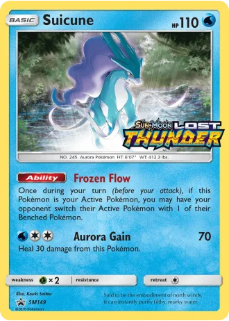 Suicune SM149 — Sun & Moon Promos