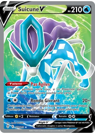 Suicune V #173/203 — Évolution Céleste