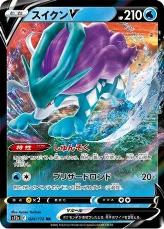 Suicune V #24/172 — VSTAR Universe