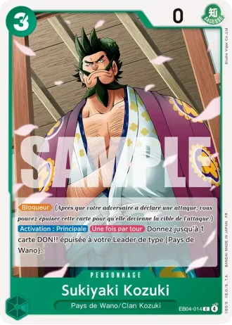 Sukiyaki Kozuki (EB04-014) — Les Sept de la Mer d'Azur (OP14-EB04)
